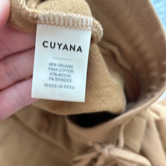 Cuyana French Terry Wide Leg Pants - Picture 4 of 6